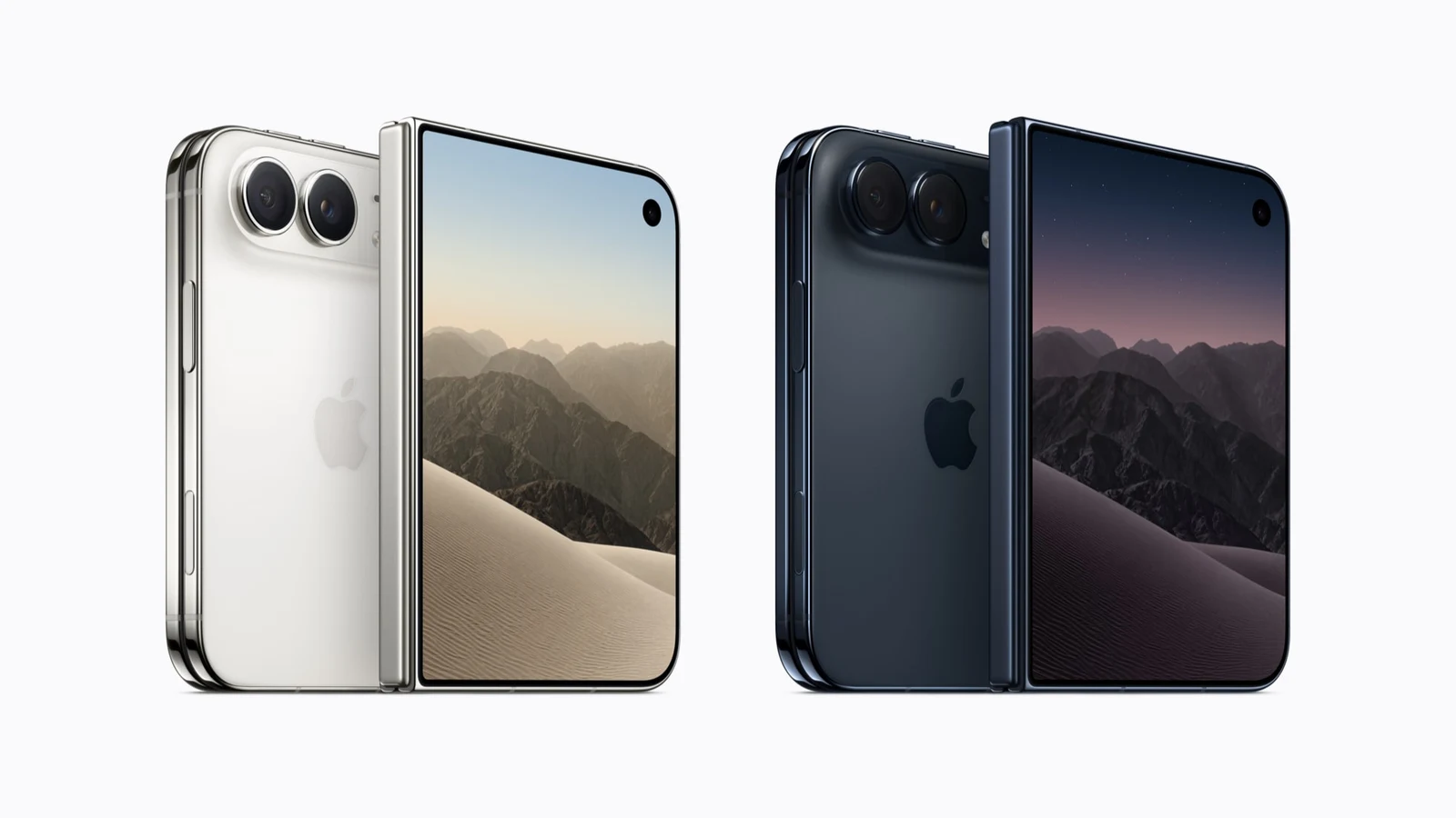 Official iPhone Duo Star White and Night Sky finishes